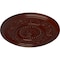 Ekena Millwork Marseille Ceiling Medallion (Fits Canopies up to 4 1/4"), 16 1/8"OD x 5/8"P, Brushed Mahogany CM16MABMF - alternate 4